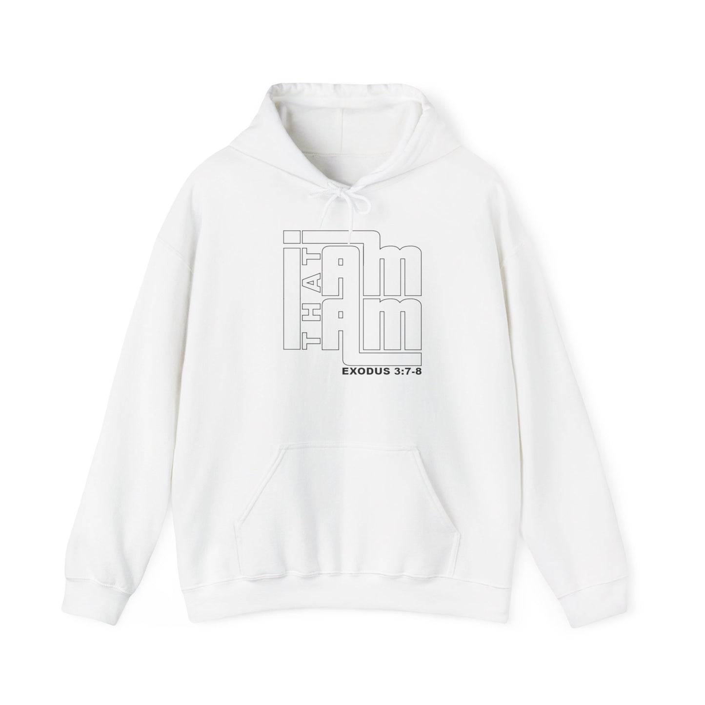 I AM THAT I AM Hooded (white)