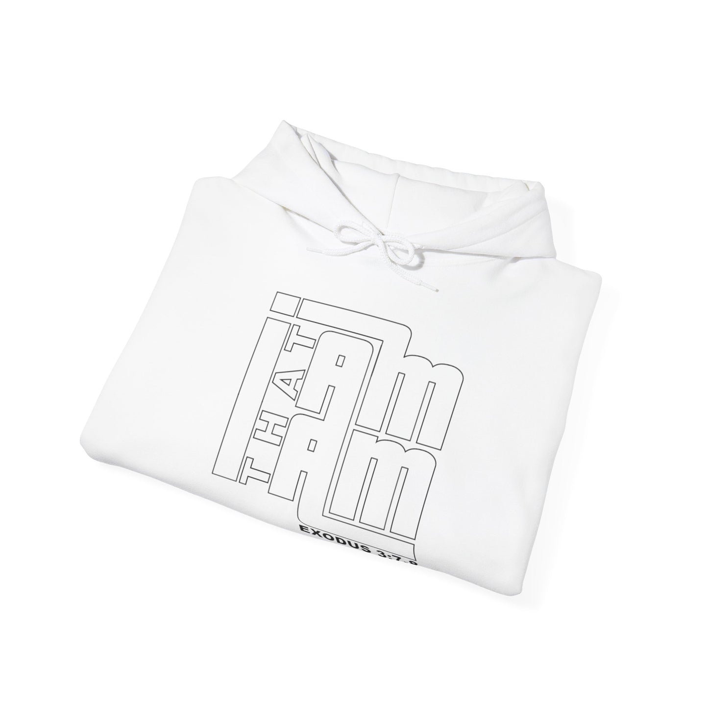 I AM THAT I AM Hooded (white)