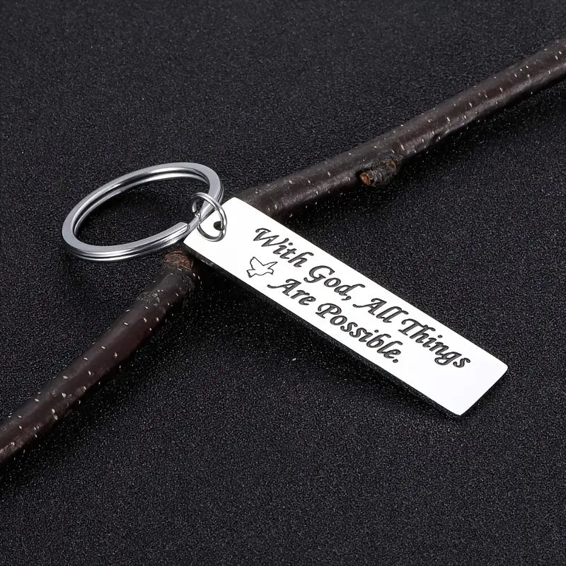 All things are possible Keychain