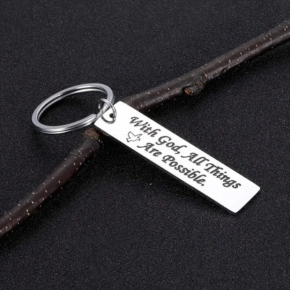 All things are possible Keychain
